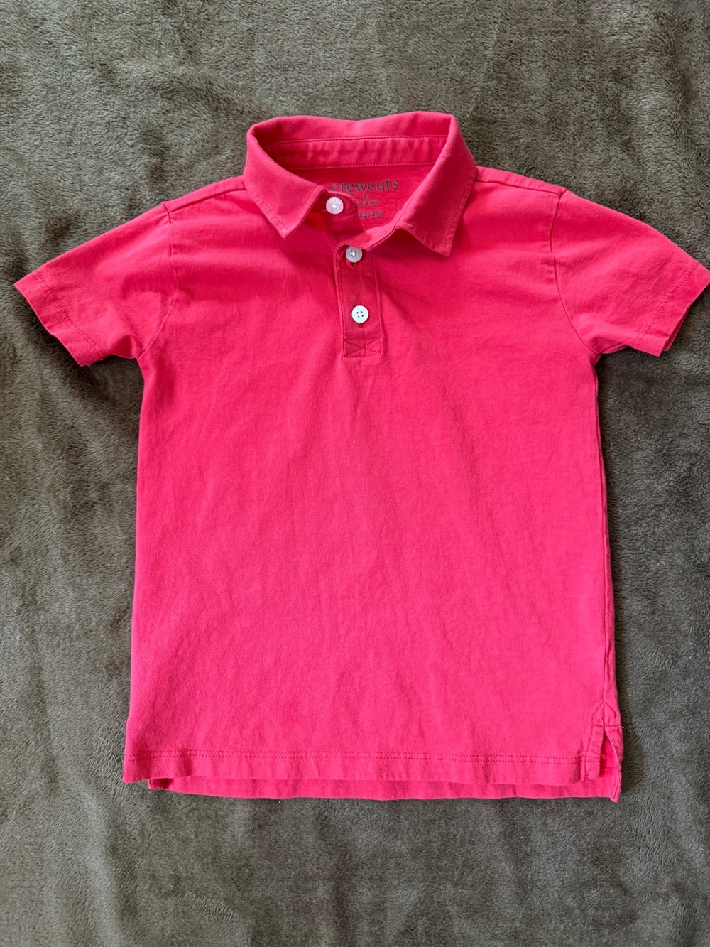 Crewcuts Bright Pink Polo Shirt
